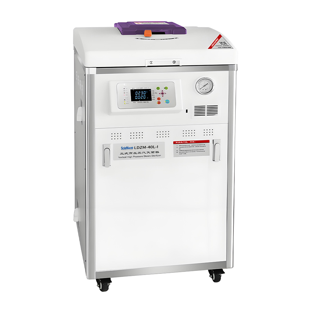 Scienovo 40L 60L 80L vertical autoclave sterilizer
