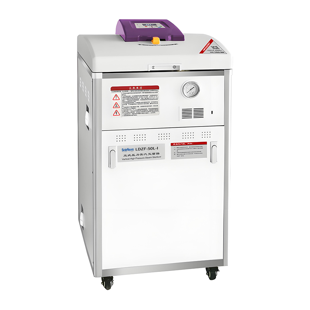 Scienovo 50L vertical laboratory autoclave