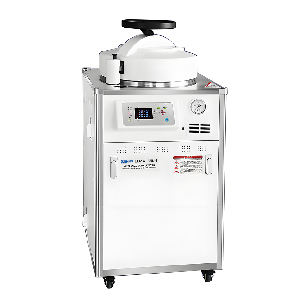 Scienovo 30L 50L 75L vertical lab autoclave