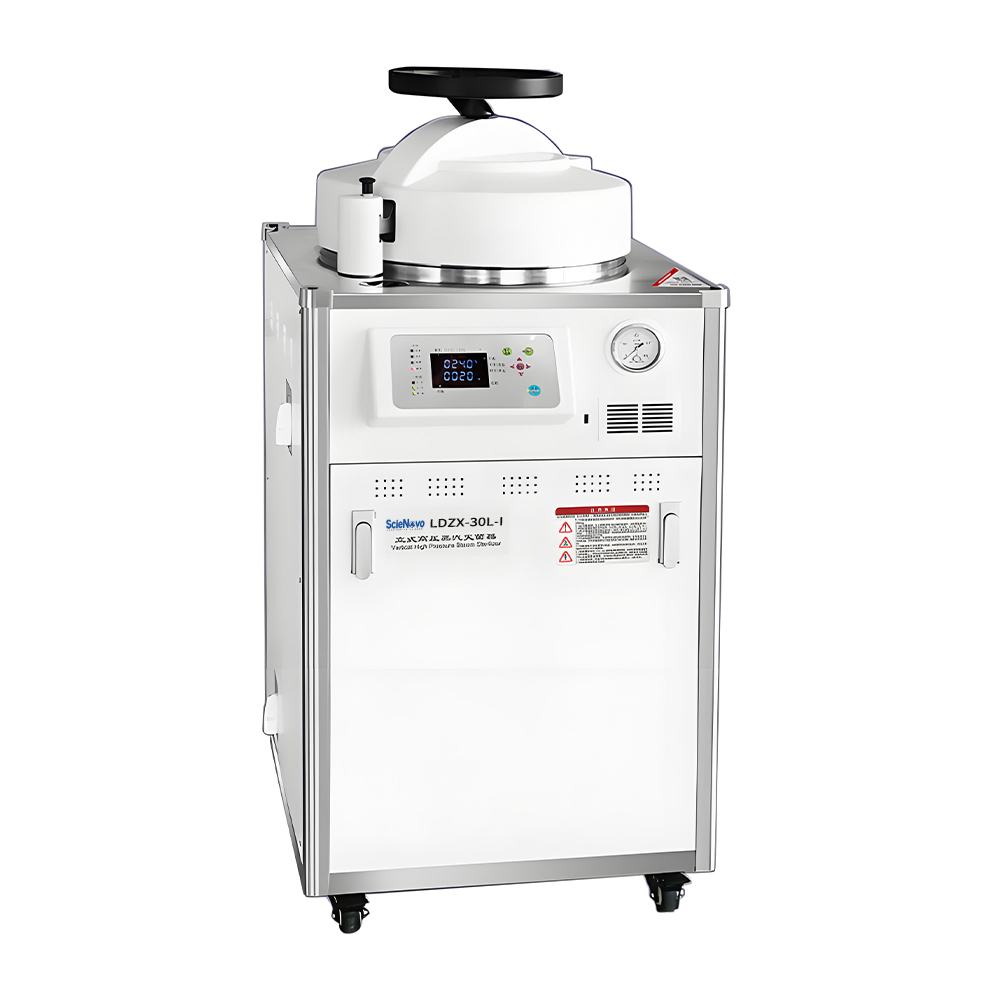 Scienovo 30L 50L 75L vertical lab autoclave